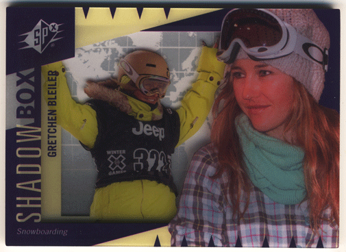 Gretchen Bleiler 2011 UD World of Sports Shadow Box