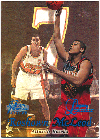 Roshown McLeod NBA 98-99 Flaiw Showcase RC Row 2 Legacy Collection 02/99