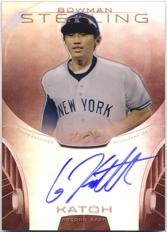 加藤豪将 MLB 2013 Bowman Sterling Ruby Refractor Signature Auto 31/99 Gosuke Katoh
