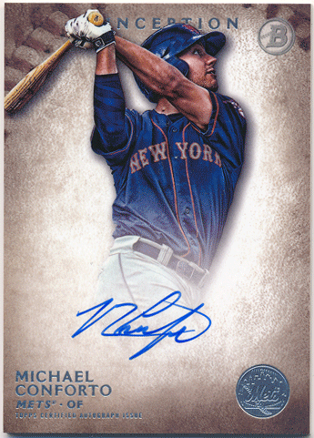 Michael Conforto MLB 2015 Bowman Inception Signature Auto
