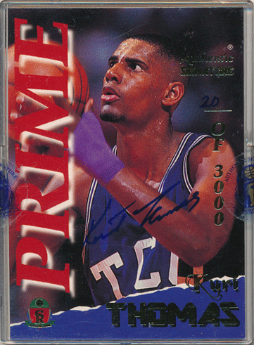 Kurt Thomas 1995 Signature Rookies RC Prime Authentic Signature 20/3000