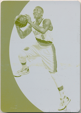 Damian Lillard NBA 16-17 Panini National Treasures 15-16 Immaculate Collection Yellow Plate 1/1