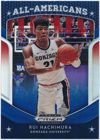 八村塁 NBA 2019 Panini Prizm Draft Picks Prizm RC All-Americans Blue Refractor Rui Hachimura