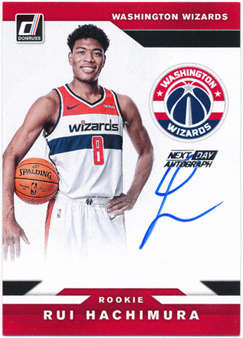 八村塁 NBA 2019-20 Panini Donruss Next Day Autograph Signature Rui Hachimura
