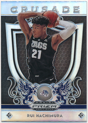 八村塁 NBA 2019 Panini Prizm Draft Picks Crusade RC Refractor Rui Hachimura