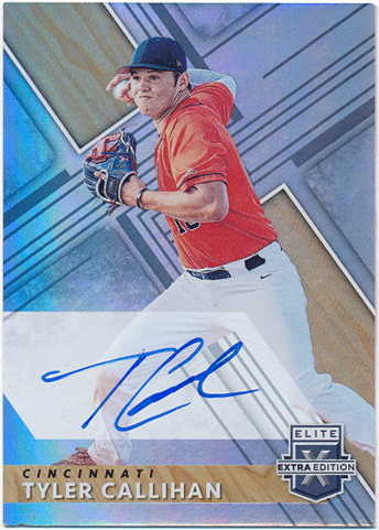 Tyler Callihan 2019 Panini Elite Extra Edition Signature Auto