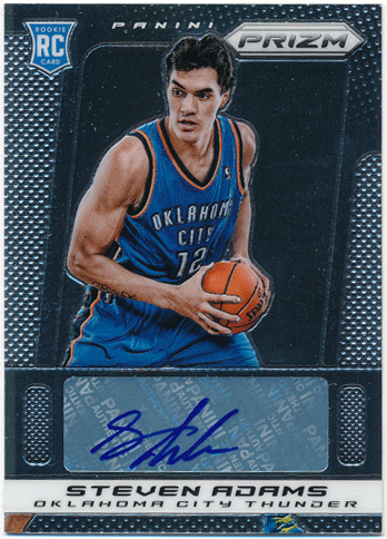 Steven Adams NBA 2013-14 Panini Prizm RC Signature Auto