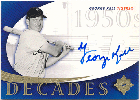故 George Kell MLB 2005 UD Ultimate Signature Decades Auto