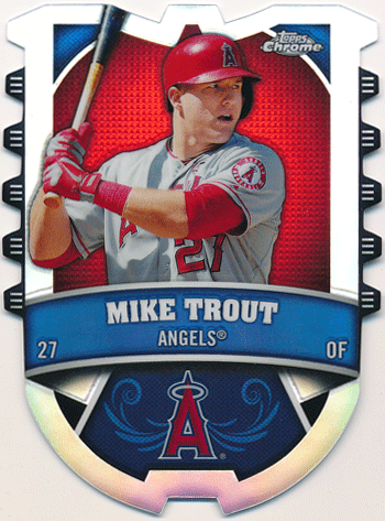 Mike Trout MLB 2014 Topps Chrome Connections Refractor