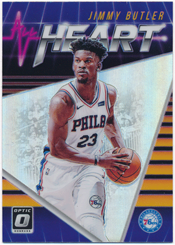 Jimmy Butler NBA 2018-19 Panini Donruss Optic All Heart Prizm