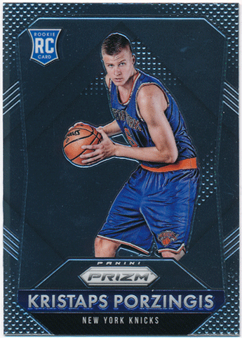 Kristaps Porzingis NBA 2015-16 Panini Prizm RC #348 Rookie Card