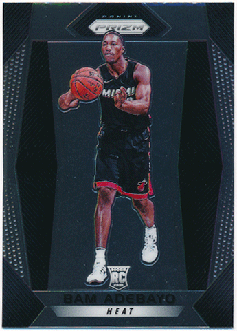 Bam Adebayo NBA 2017-18 Panini Prizm RC #51 Rookie Card