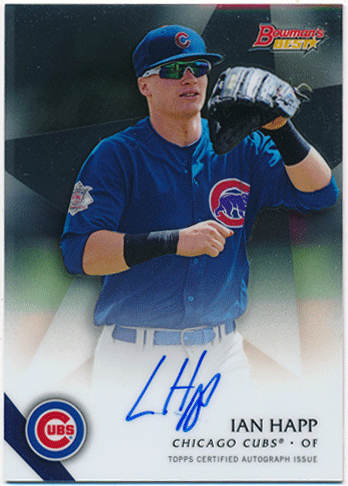 Ian Happ MLB 2015 Bowman's Best Signature Auto