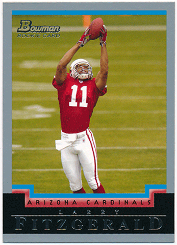 Larry Fitzgerald NFL 2004 Bowman RC #125 Rookie Card