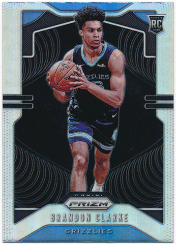 Brandon Clarke NBA 2019-20 Panini Prizm RC Silver Prizm