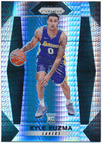 Kyle Kuzma NBA 2017-18 Panini Prizm RC Hyper Refractor