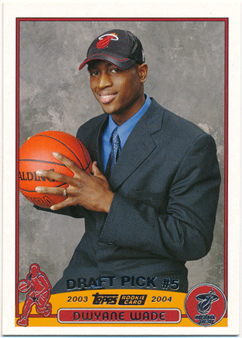Dwyane Wade NBA 2003-04 Topps RC #225 Rookie Card