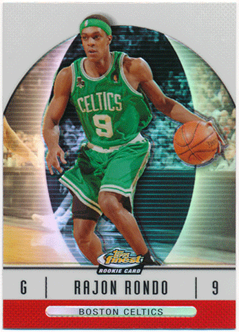 Rajon Rondo NBA 2006-07 Topps Finest RC Refractor Rookie Card