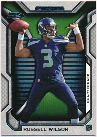 Russell Wilson NFL 2012 Topps Strata RC #29 Rookie Card