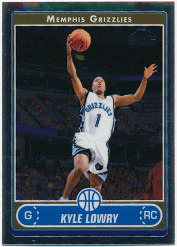 Kyle Lowry NBA 2006-07 Topps Chrome RC #162 Rookie Card