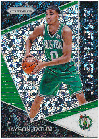 Jayson Tatum NBA 2017-18 Panini Prizm Fast Break RC Emergent Refractor
