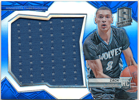 Zach LaVine NBA 2014-15 Panini Spectra RC Prizm Jumbo Jersey 32/49