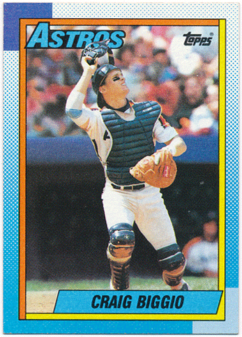 Craig Biggio MLB 1990 Topps #157