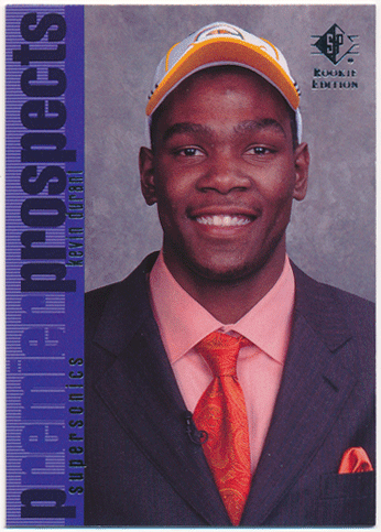 Kevin Durant NBA 2007-08 Upper Deck SP Rookie Edition RC #106 Premier Prospects Rookie Card