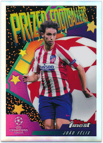 Joao Felix Soccer 2019-20 Topps Finest UEFA Champions League Prized Footballers Refractor