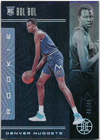 Bol Bol NBA 2019-20 Panini Illusions RC Rookie Black Parallel 46/49