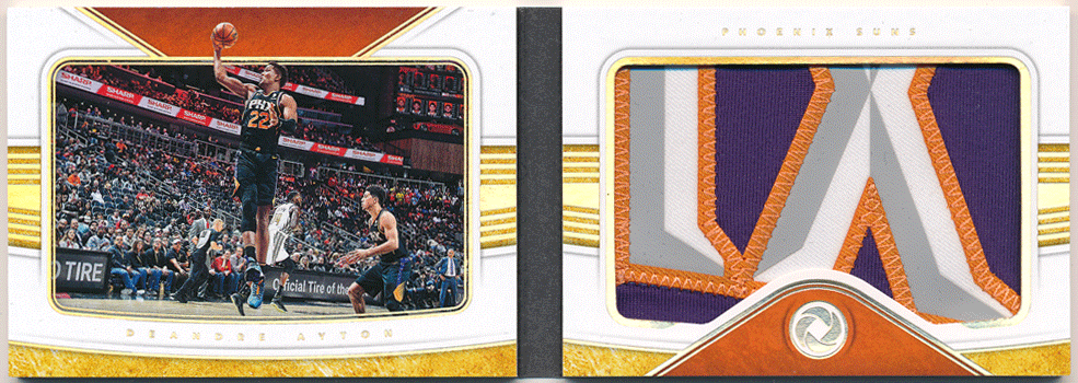 Deandre Ayton NBA 2018-19 Panini Opulence Booklet Rookie Patches 05/20