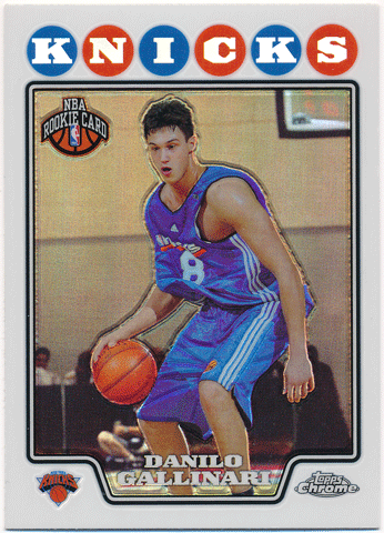 Danilo Gallinari NBA 2008-09 Topps Chrome RC Refractor