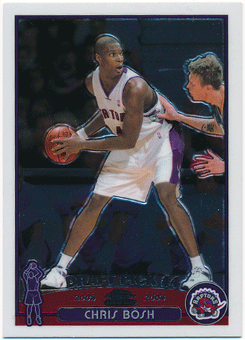 Chris Bosh NBA 2003-04 Topps Chrome RC #114 Rookie Card