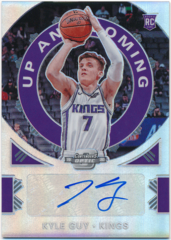 Kyle Guy NBA 2019-20 Panini Contenders Optic RC Up and Coming Prizm Signature Auto 110/125