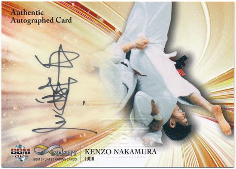 中村兼三 BBM 2020 Infinity インフィニティ 直筆サインカード 14/90 金メダリスト Auto Kenzo Nakamura