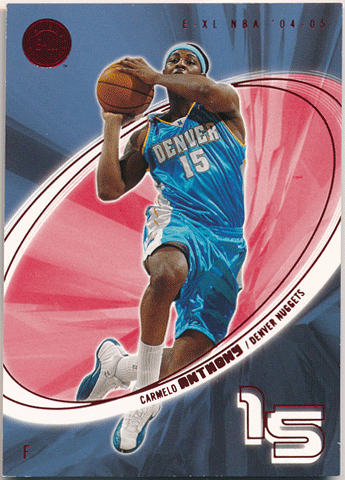 Carmelo Anthony NBA 2004-05 Fleer E-XL Essential Credentials Future 019/102