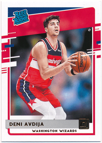 Deni Avdija NBA 2020-21 Panini Donruss RC #205 Rookie Card
