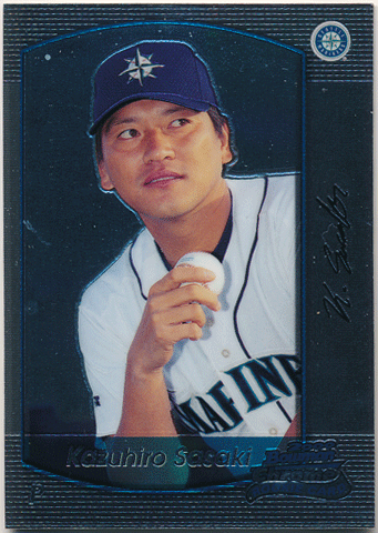 佐々木主浩 MLB 2000 Bowman Chrome RC #58 Rookie Card Kazuhiro Sasaki