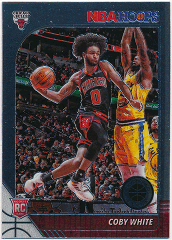 Coby White NBA 2019-20 Panini Hoops Premium Stock RC #204 Rookie Card