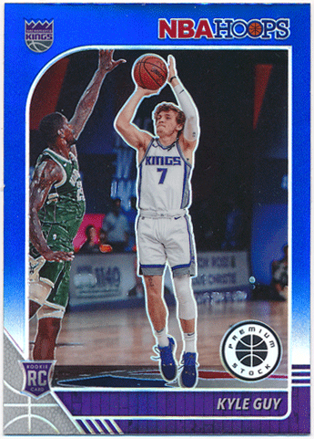 Kyle Guy NBA 2019-20 Panini Hoops Premium Stock RC Blue Prizm