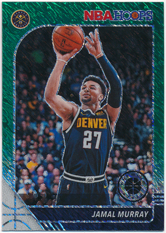 Jamal Murray NBA 2019-20 Panini Hoops Premium Stock Green Shimmer Prizm