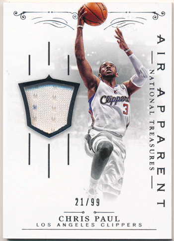 Chris Paul NBA 2013-14 Panini National Treasures Air Apparent Jersey 21/99