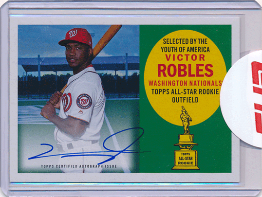 Victor Robles MLB 2020 Topps Archives 1960 Topps Rookie All-Stars Autograph 96/99