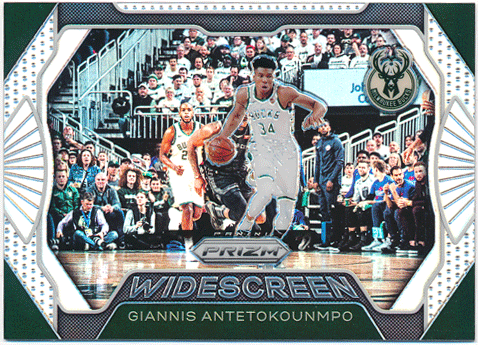Giannis Antetokounmpo NBA 2019-20 Panini Prizm Widescreen Silver Prizm