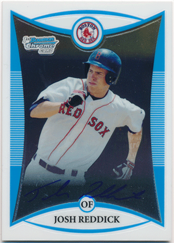 Josh Reddick MLB 2008 Bowman Chrome 1st Bowman Signature Auto