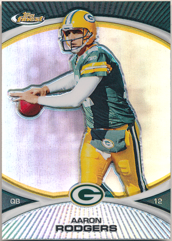 Aaron Rodgers NFL 2010 Topps Finest Refractor
