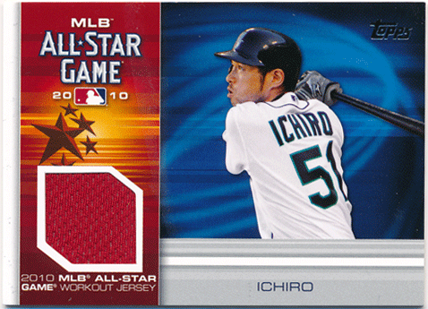 Ichiro 2010 Topps Update 2010 MLB All-Star Game Festivities Workout Jersey オールスタージャージ イチロー