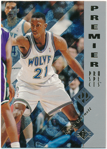 Kevin Garnett NBA 1995-96 Upper Deck SP RC Premier Prospects #159 Rookie Card