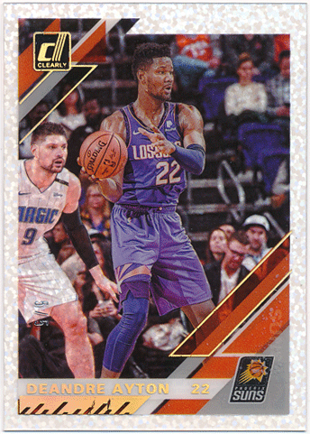 Deandre Ayton NBA 2019-20 Panini Clearly Donruss Holo Gold Parallel 5/5