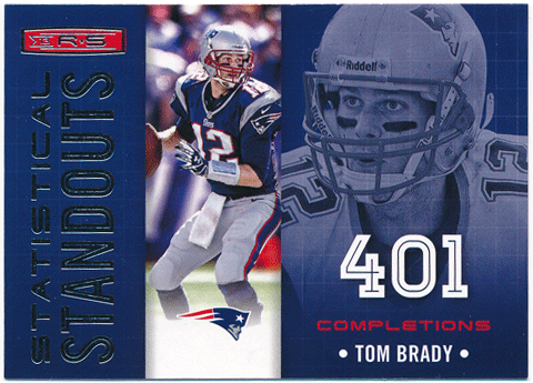 Tom Brady NFL 2013 Panini Rookies & Stars Statistical Standouts